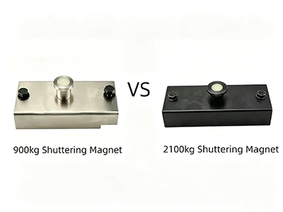Ímãs de cofragem de 900 kg vs 2.100 kg: qual comprar?